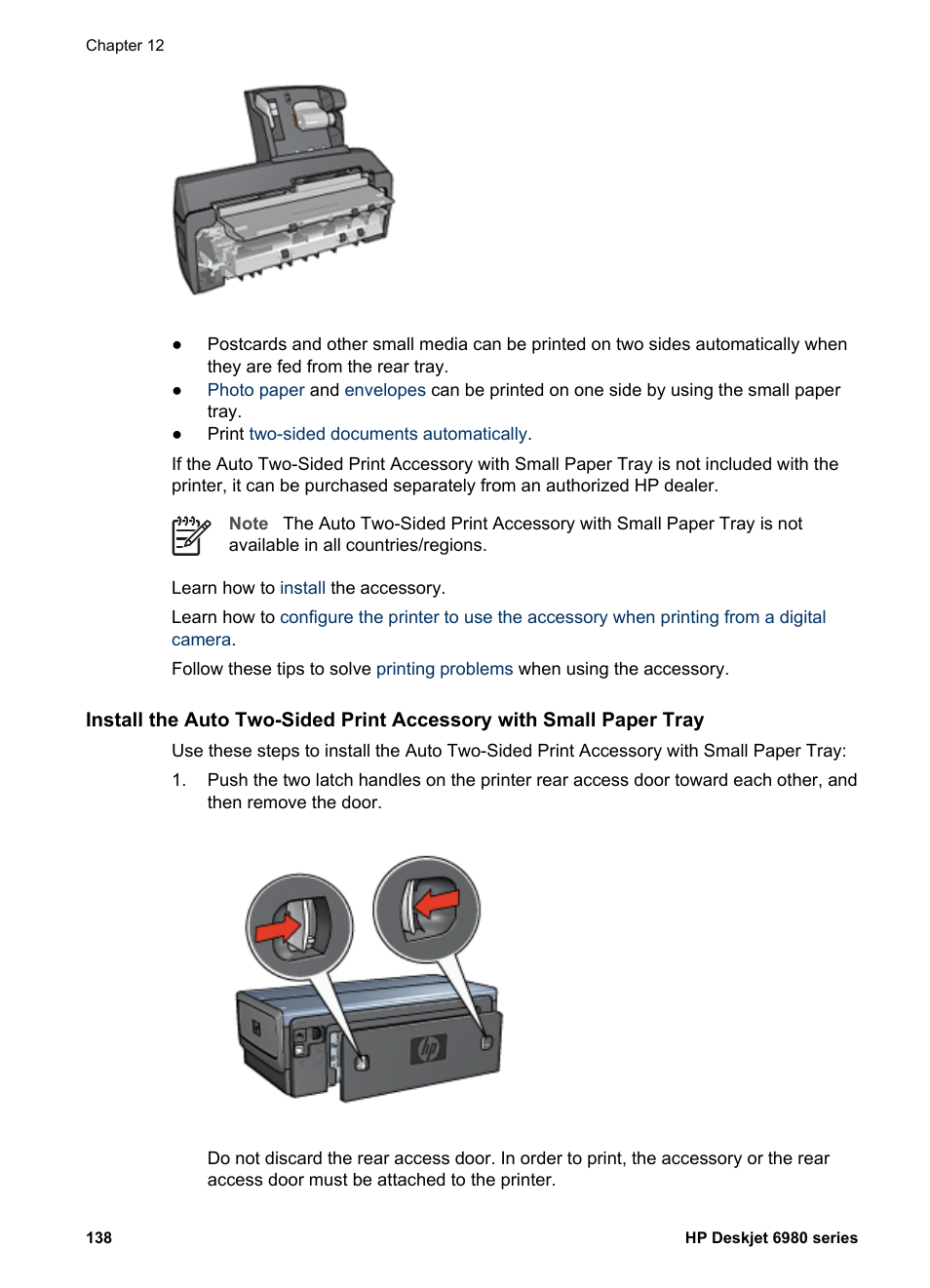 HP Deskjet 6988dt Printer User Manual | Page 140 / 154