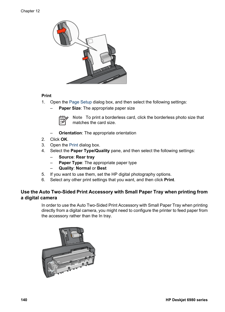 Camera | HP Deskjet 6988dt Printer User Manual | Page 142 / 154