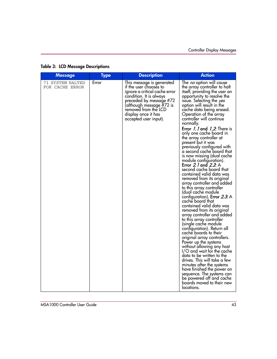 HP StorageWorks 1000 Modular Smart Array User Manual | Page 43 / 72