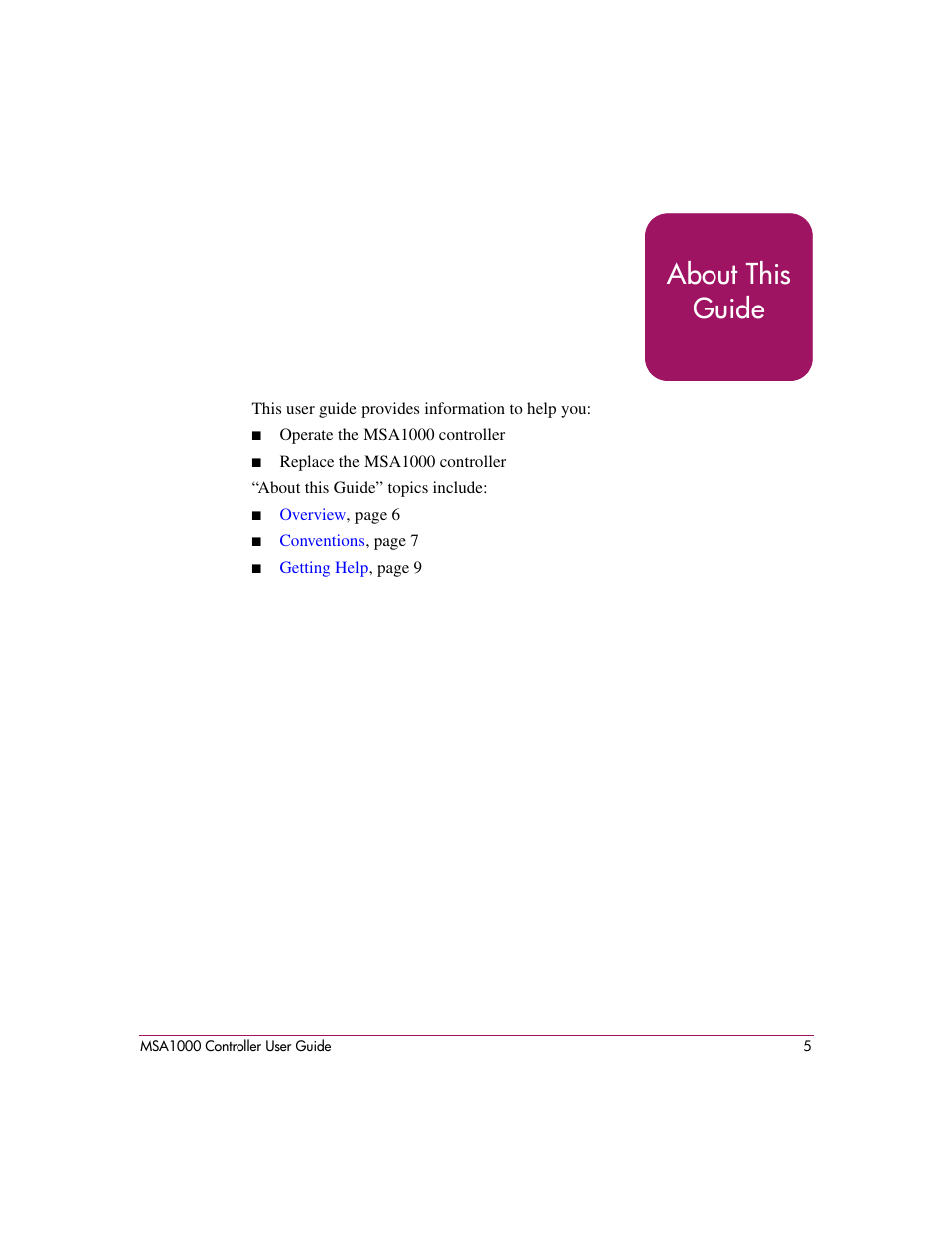 HP StorageWorks 1000 Modular Smart Array User Manual | Page 5 / 72