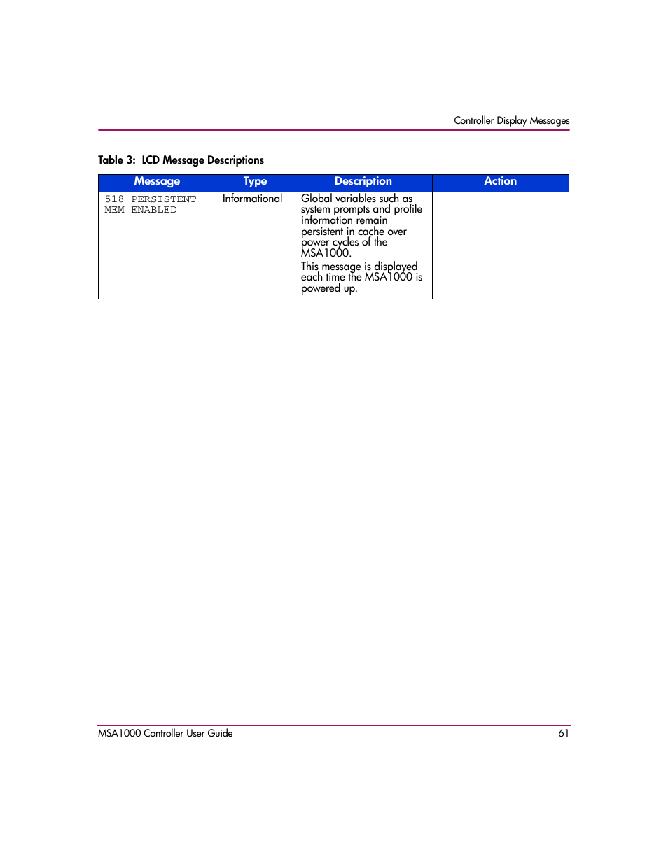 HP StorageWorks 1000 Modular Smart Array User Manual | Page 61 / 72