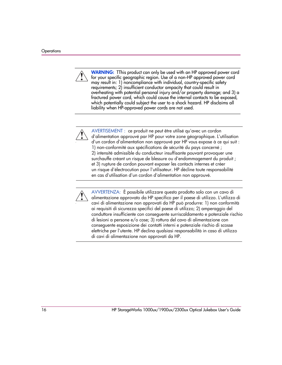 HP StorageWorks Ultra Density Optical Storage User Manual | Page 16 / 80