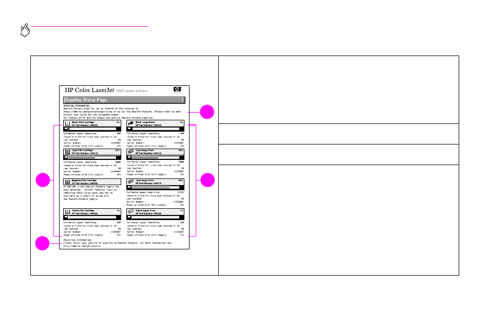 HP Color LaserJet 9500 Printer series User Manual | Page 174 / 254