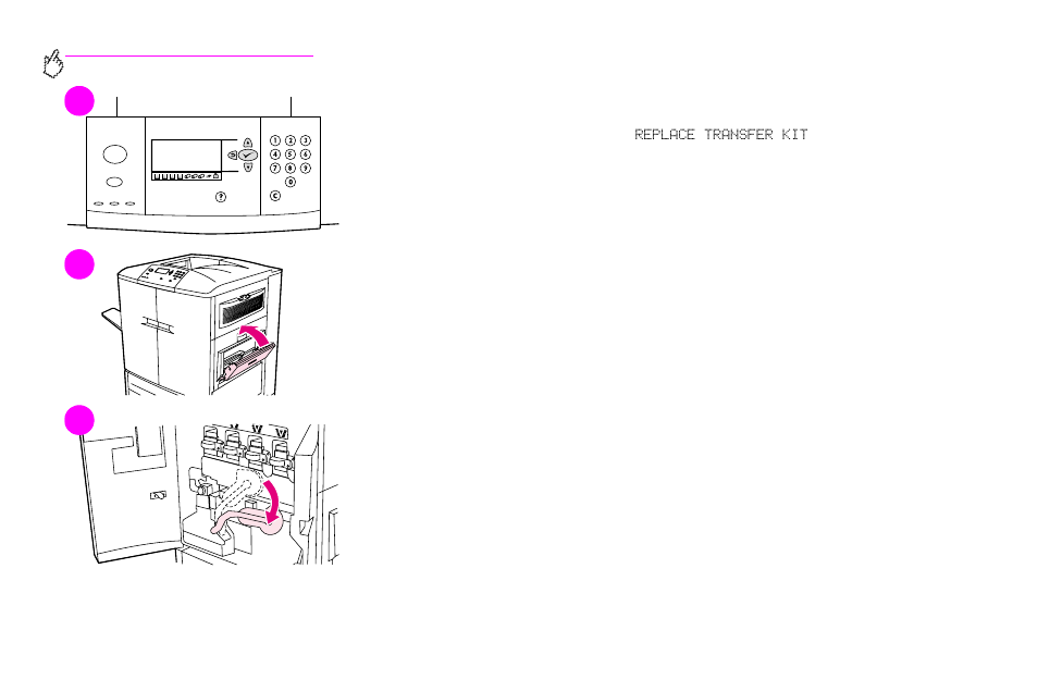 Replacing the image transfer kit | HP Color LaserJet 9500 Printer series User Manual | Page 190 / 254