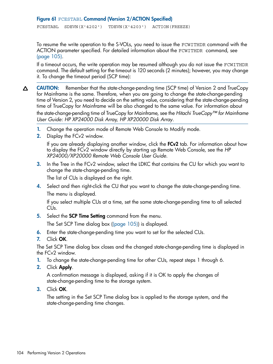 HP StorageWorks XP Remote Web Console Software User Manual | Page 104 / 155