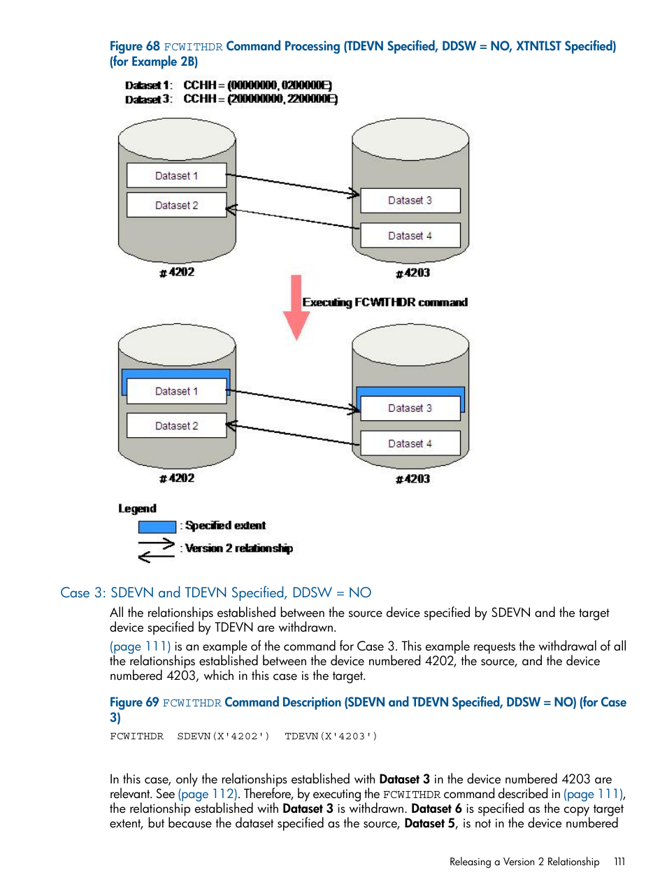 Case 3: sdevn and tdevn specified, ddsw = no | HP StorageWorks XP Remote Web Console Software User Manual | Page 111 / 155