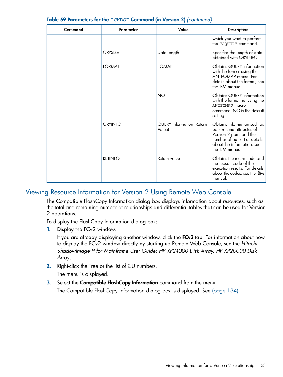 HP StorageWorks XP Remote Web Console Software User Manual | Page 133 / 155