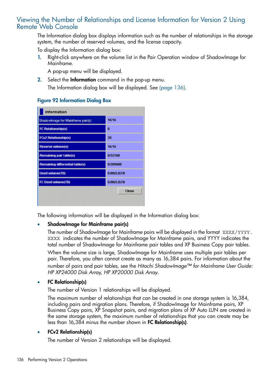 HP StorageWorks XP Remote Web Console Software User Manual | Page 136 / 155