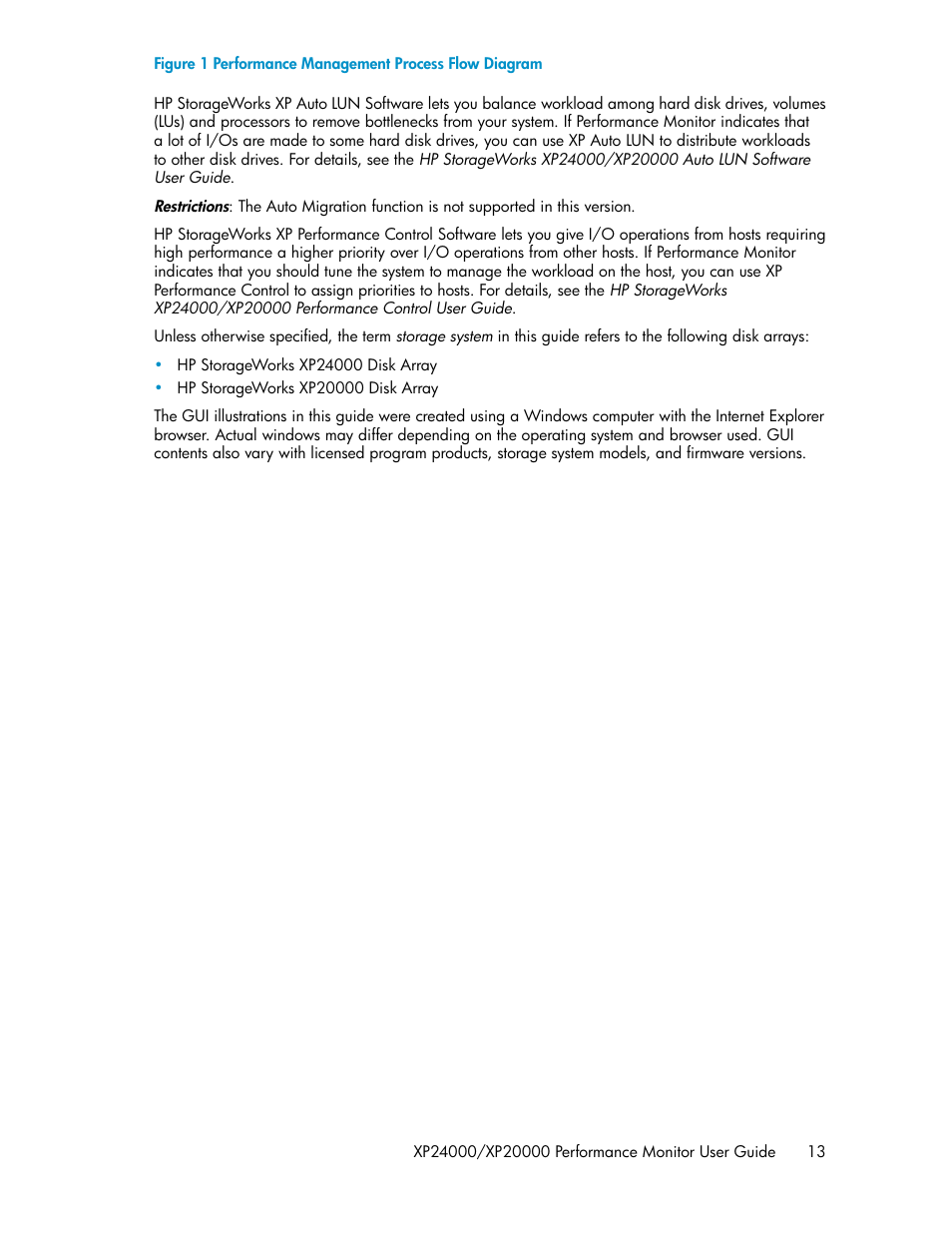 HP XP Array Manager Software User Manual | Page 13 / 172