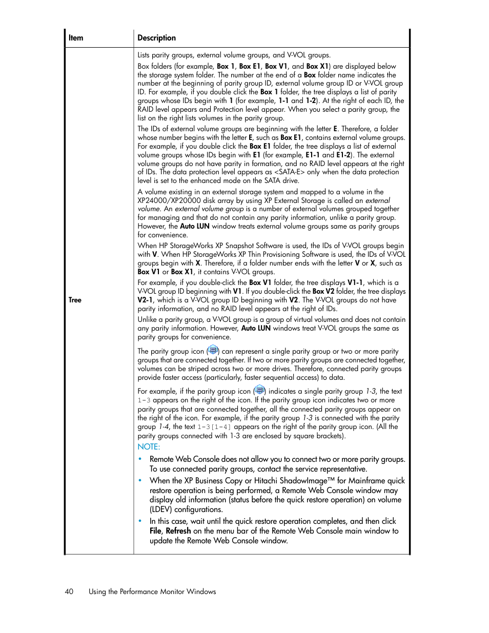 HP XP Array Manager Software User Manual | Page 40 / 172