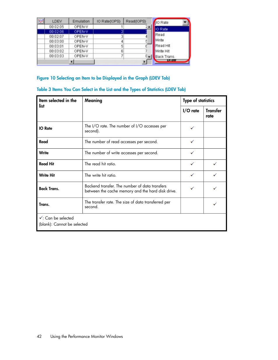 Figure 10, Table 3 | HP XP Array Manager Software User Manual | Page 42 / 172