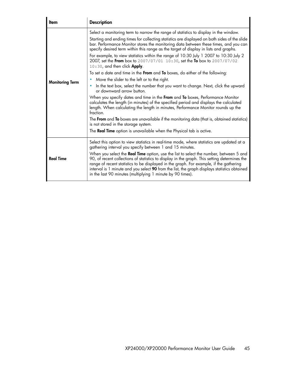 HP XP Array Manager Software User Manual | Page 45 / 172