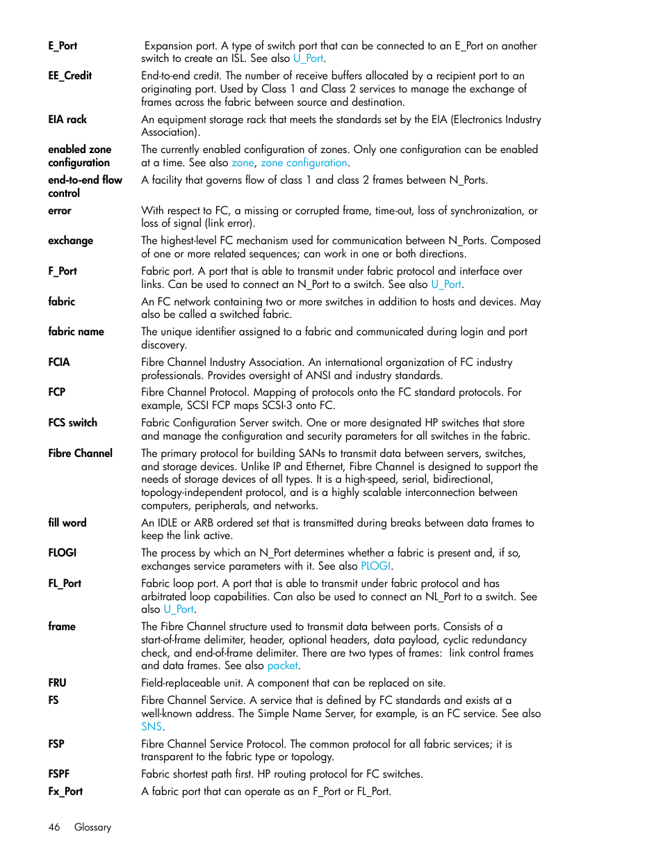 HP Cisco MDS 8Gb Fabric Switch for HP BladeSystem c-Class User Manual | Page 46 / 52