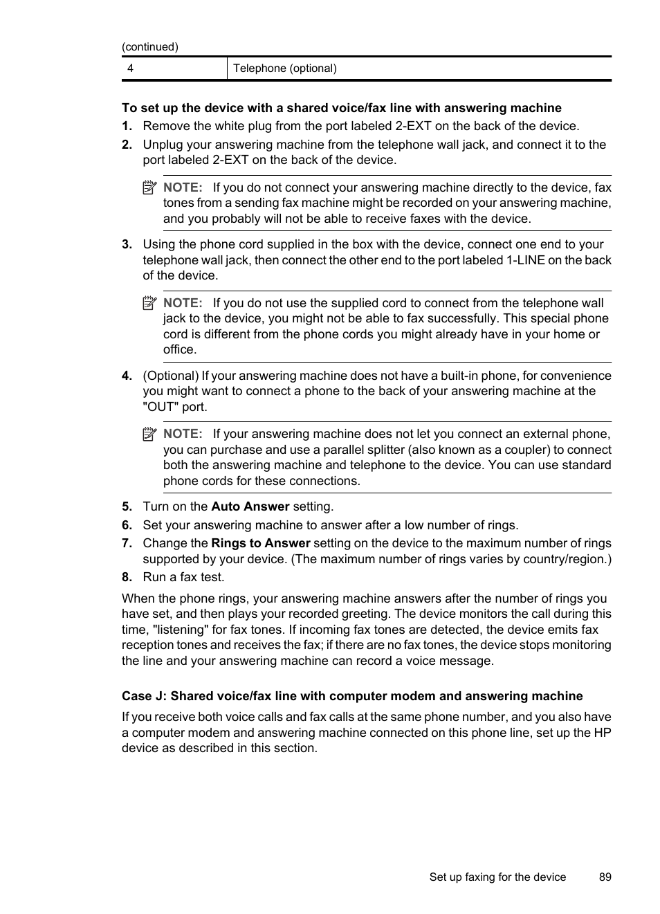 HP Officejet J3680 All-in-One Printer User Manual | Page 93 / 186