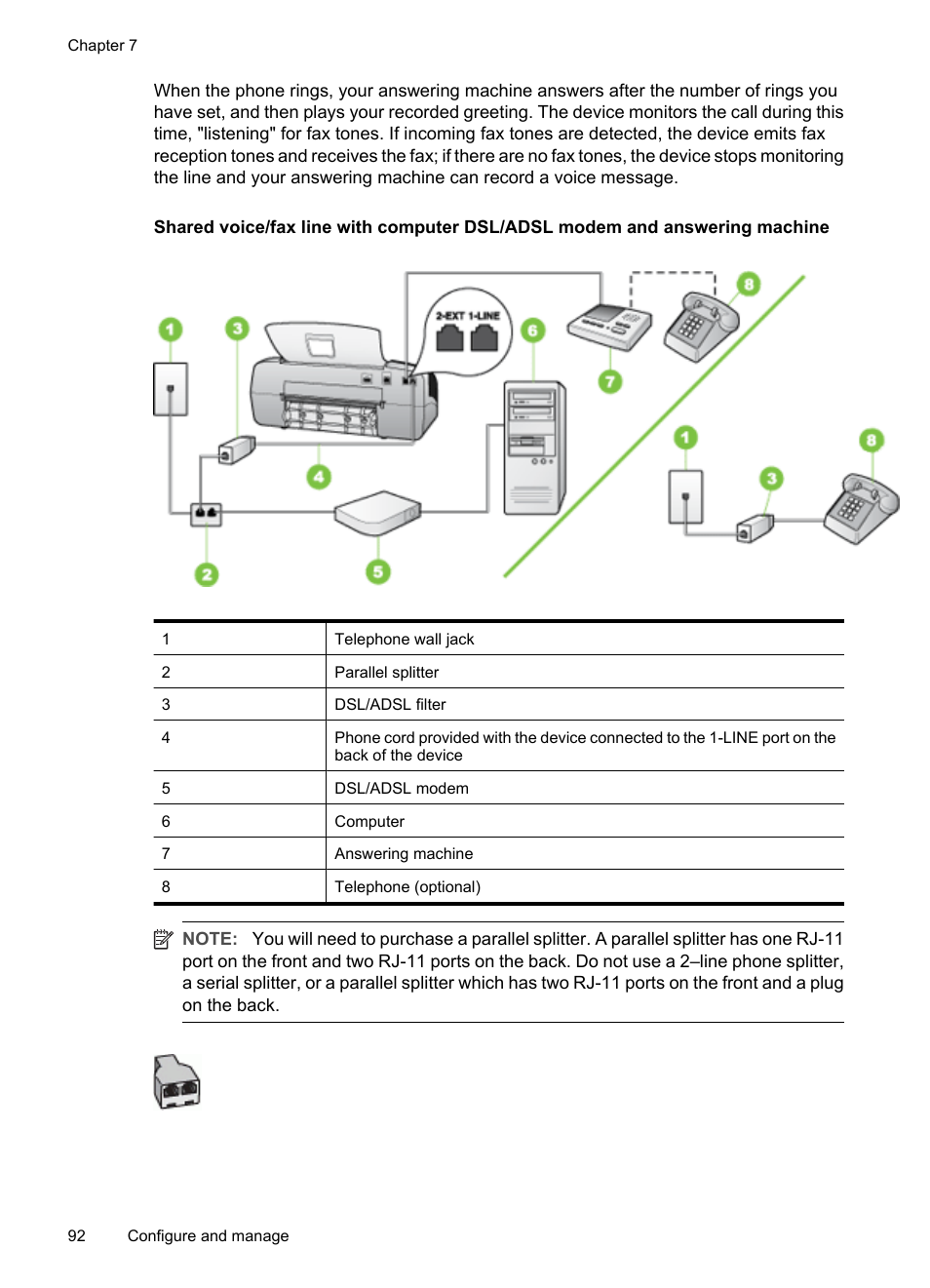 HP Officejet J3680 All-in-One Printer User Manual | Page 96 / 186