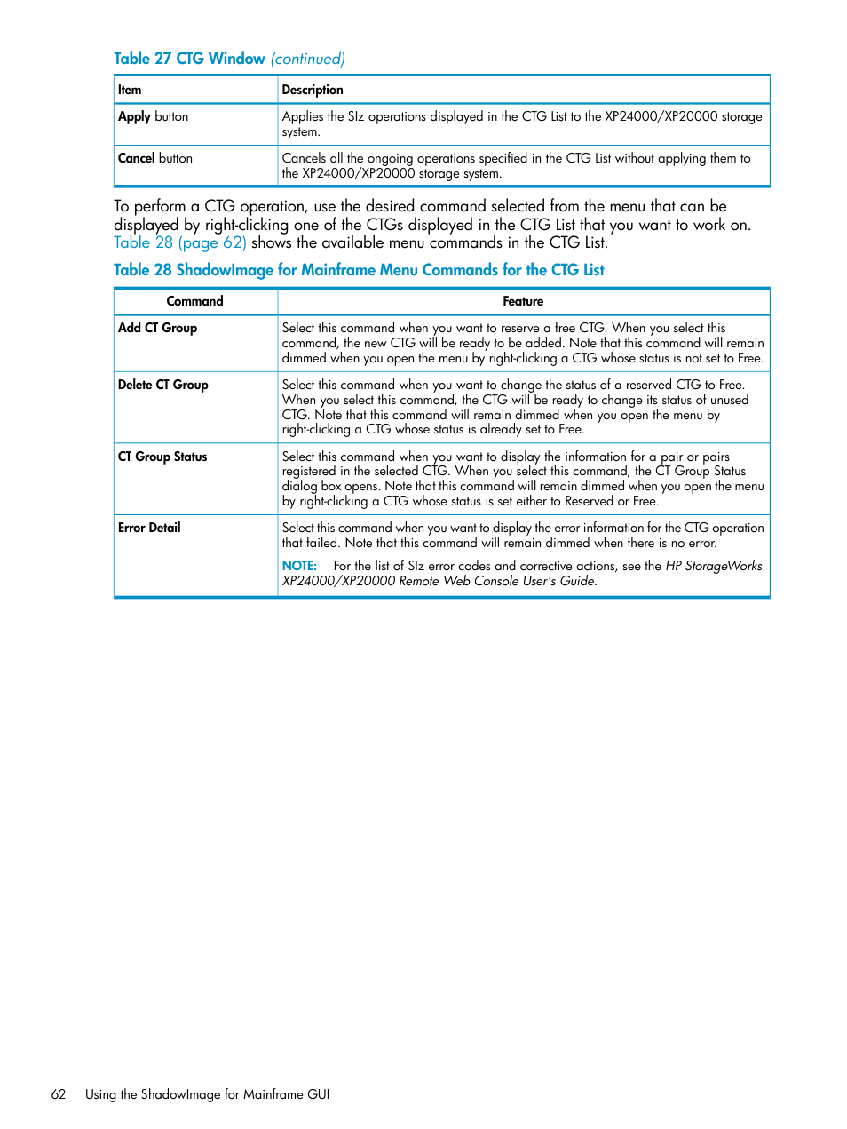 HP XP Business Copy Software User Manual | Page 62 / 117