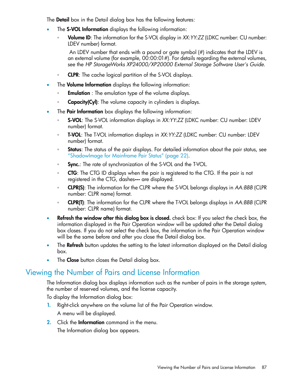 HP XP Business Copy Software User Manual | Page 87 / 117