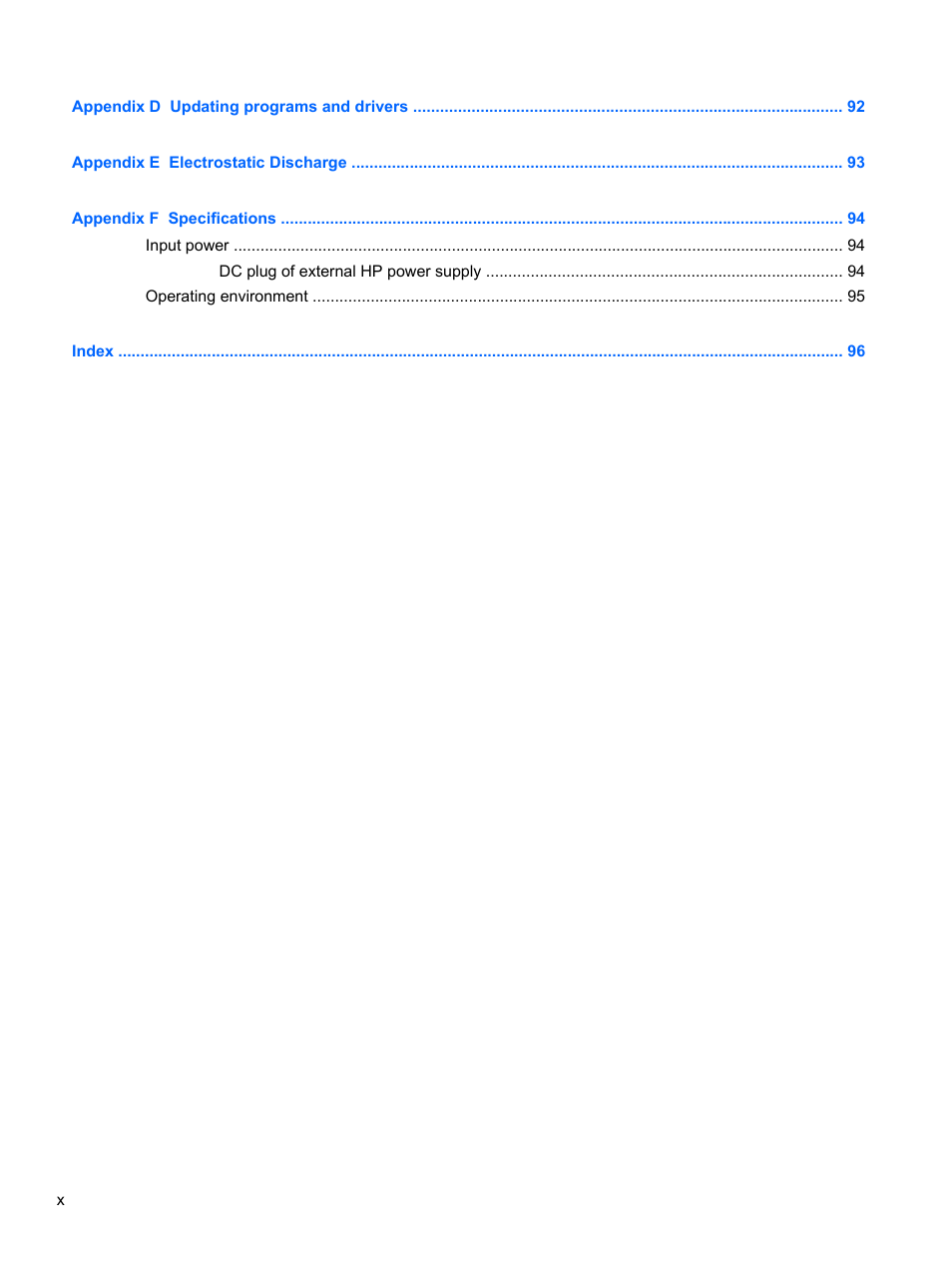 HP Pavilion dm1-4171nr Entertainment Notebook PC User Manual | Page 10 / 109