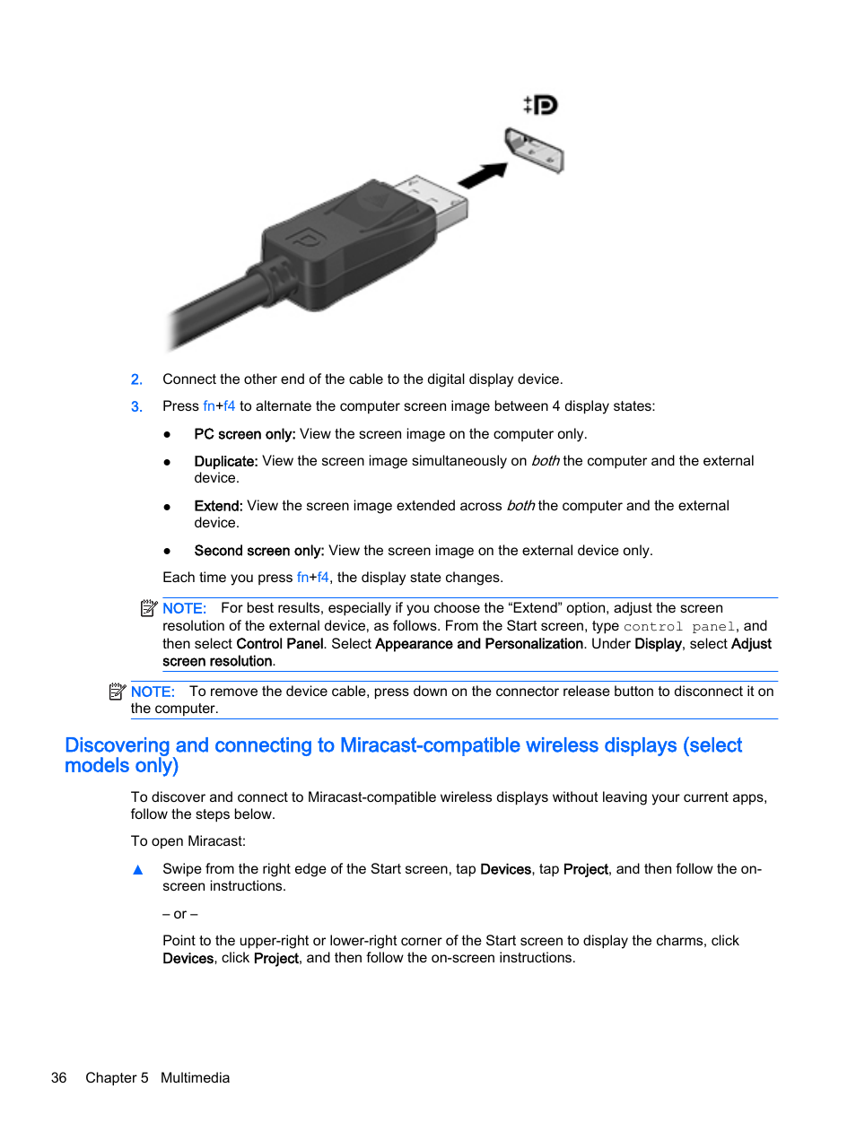 HP EliteBook 755 G2 Notebook PC User Manual | Page 46 / 106