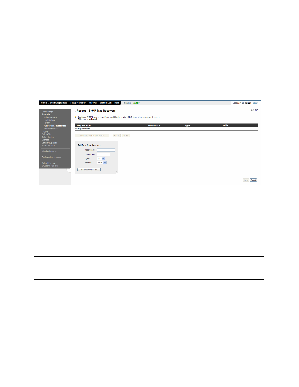 Setting snmp traps, Setting up monitored ports, Setting snmp traps setting up monitored ports | An accelerator manager, see, Setting up | HP StorageWorks Enterprise File Services WAN Accelerator User Manual | Page 118 / 230