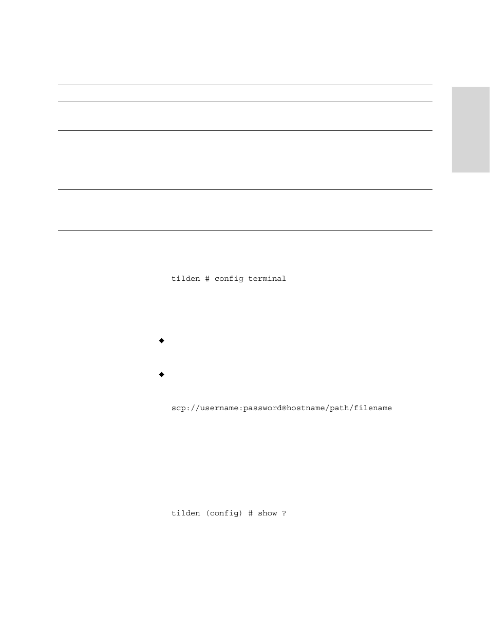 Entering commands, Angle bracketed parameters, Accessing online help | Error messages | HP StorageWorks Enterprise File Services WAN Accelerator User Manual | Page 163 / 230