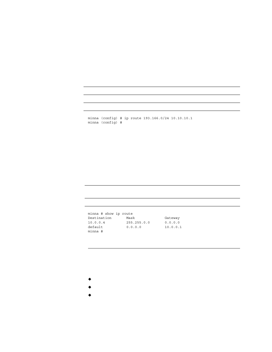 Ip route, Show ip, Arp commands | HP StorageWorks Enterprise File Services WAN Accelerator User Manual | Page 180 / 230