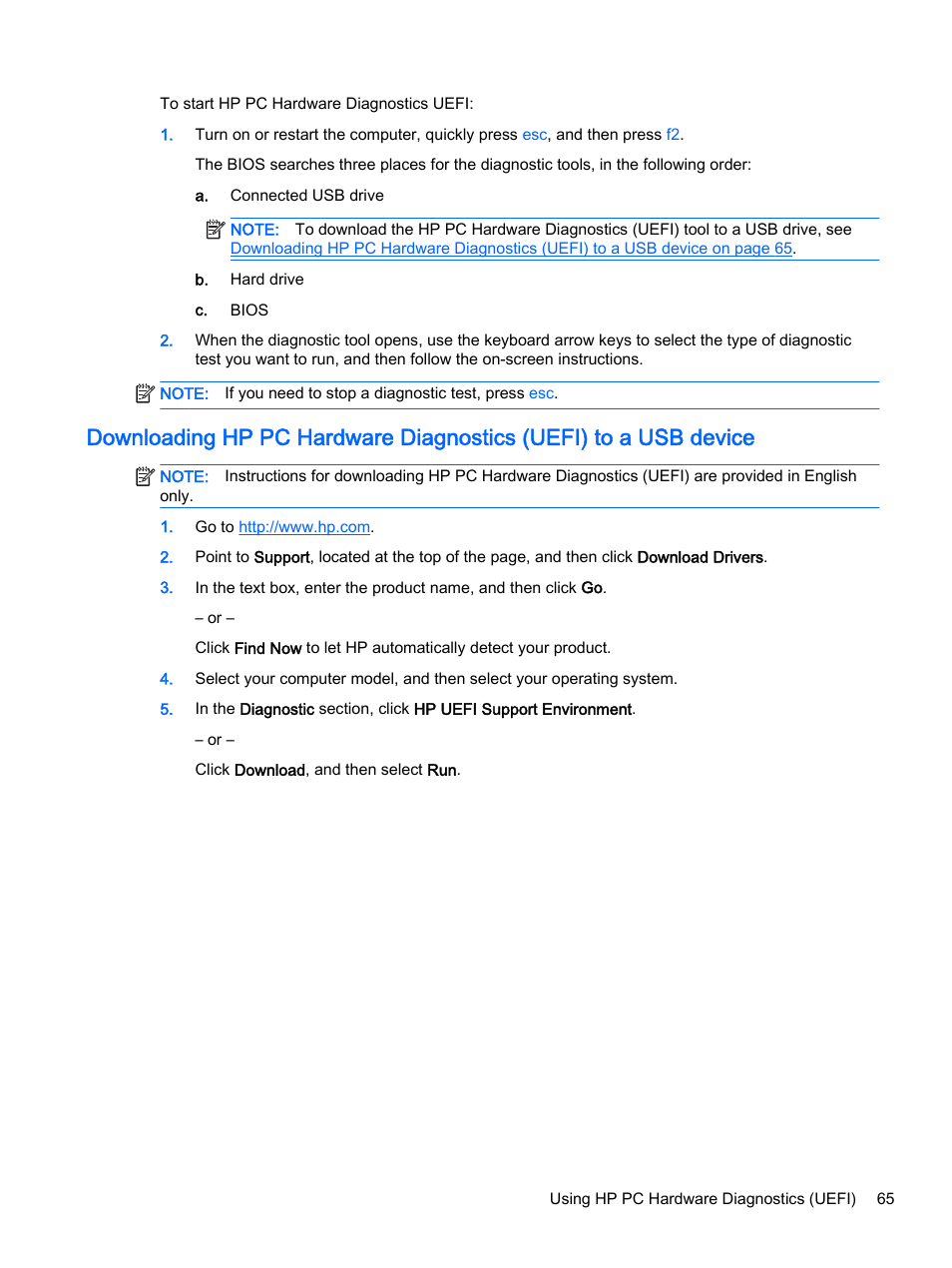 HP Pavilion 13-r010dx x2 Detachable PC User Manual | Page 75 / 84