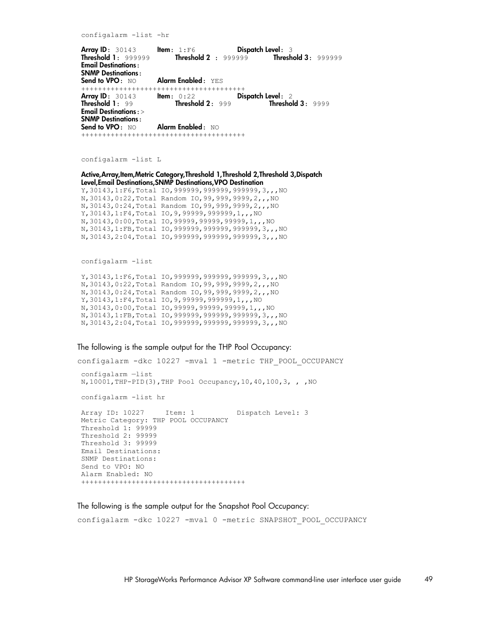 HP XP Performance Advisor Software User Manual | Page 49 / 97