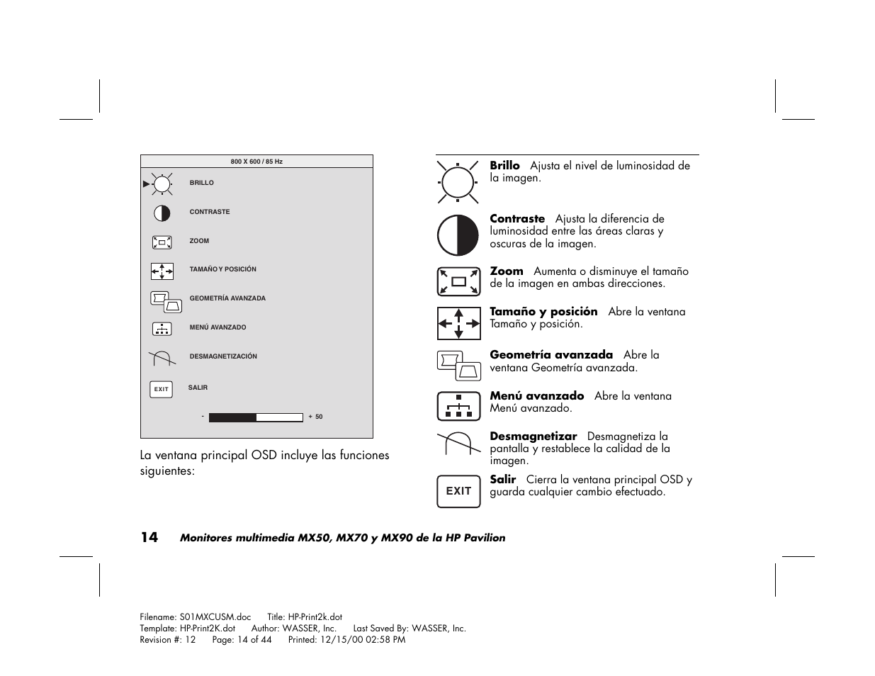 HP Pavilion mx90 19 inch Monitor User Manual | Page 102 / 128