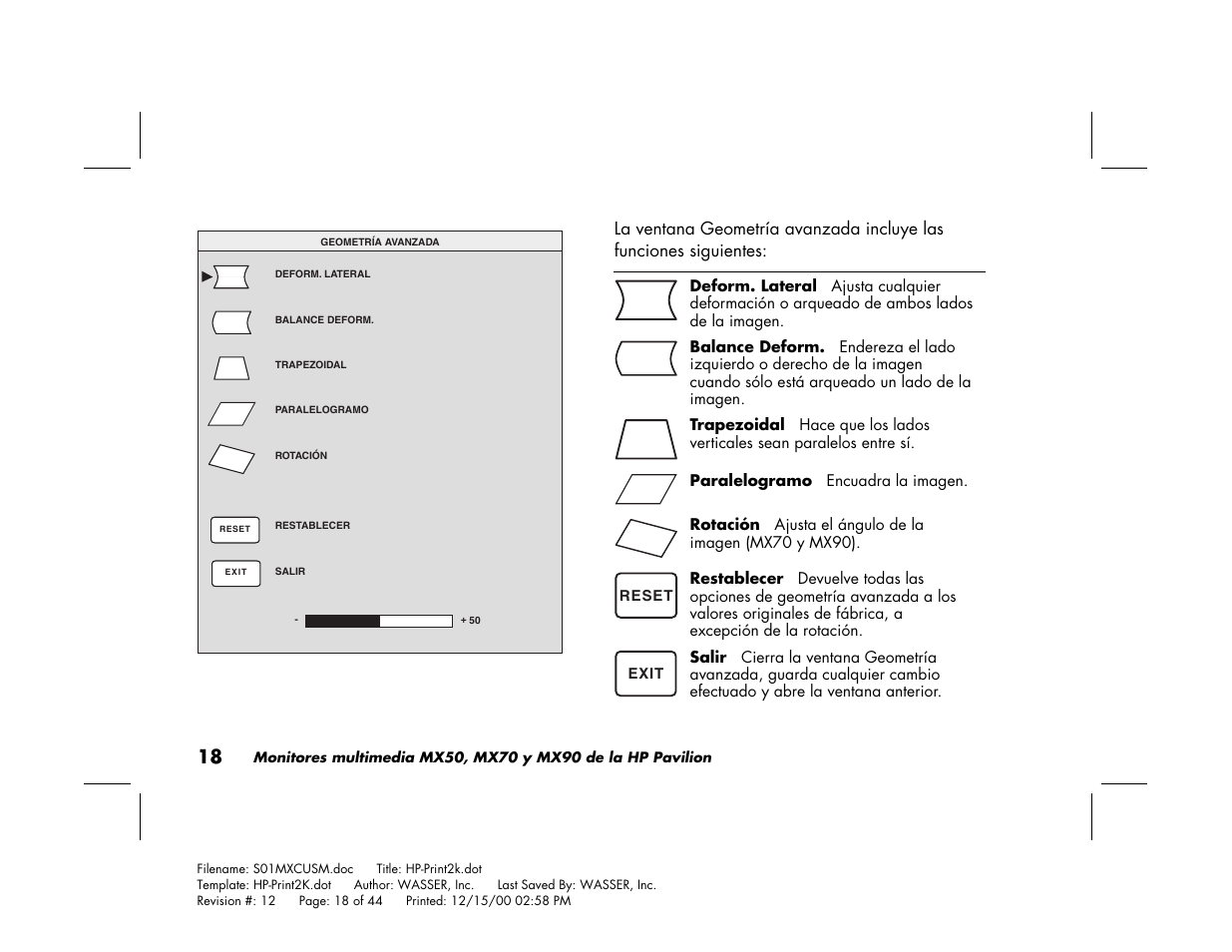 HP Pavilion mx90 19 inch Monitor User Manual | Page 106 / 128