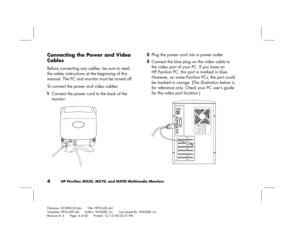 HP Pavilion mx90 19 inch Monitor User Manual | Page 8 / 128