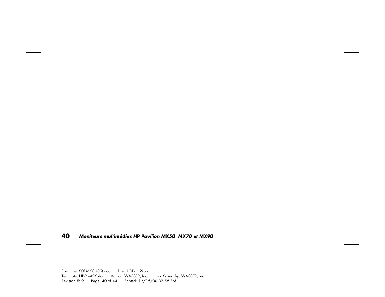 HP Pavilion mx90 19 inch Monitor User Manual | Page 84 / 128