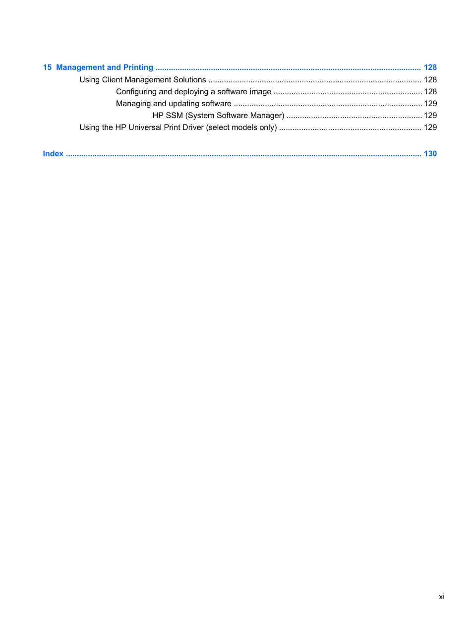 HP ProBook 5220m Notebook PC User Manual | Page 11 / 147