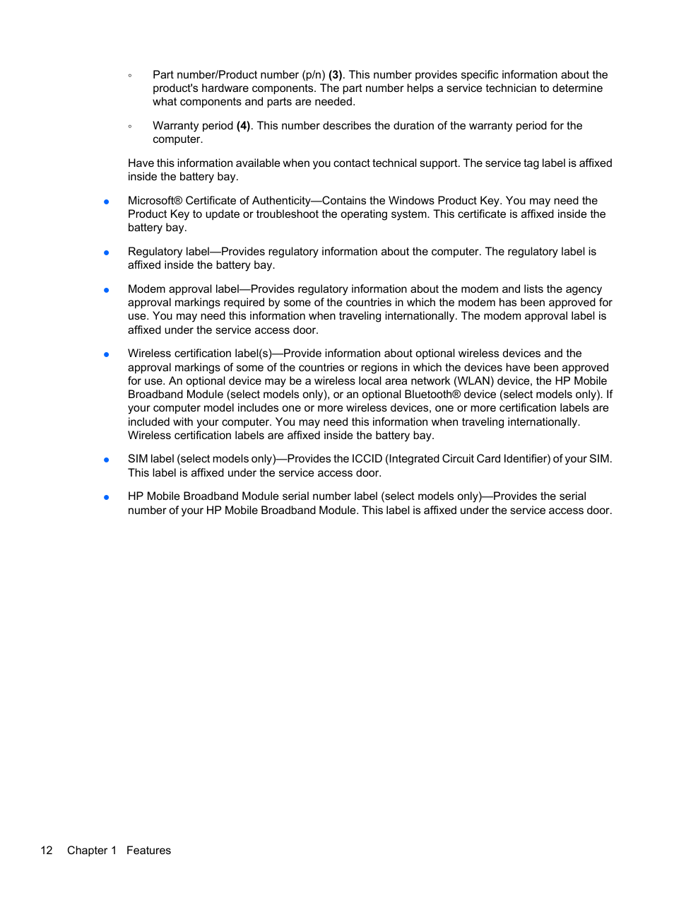 HP ProBook 5220m Notebook PC User Manual | Page 24 / 147