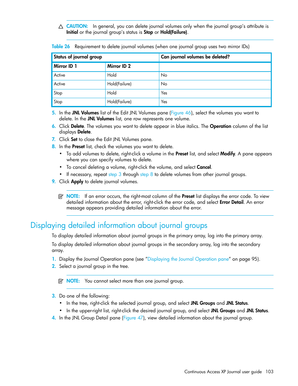 HP StorageWorks XP Remote Web Console Software User Manual | Page 103 / 200