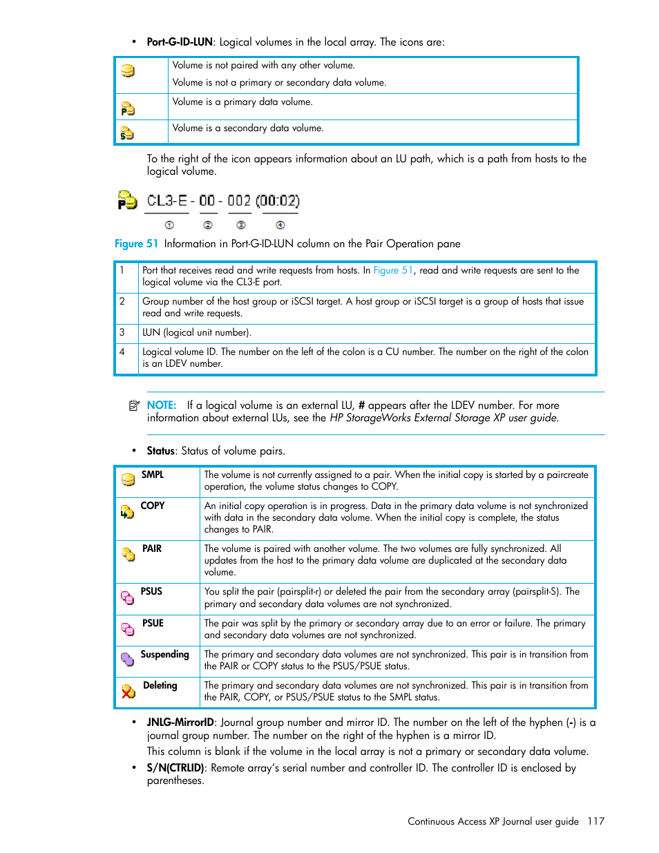 HP StorageWorks XP Remote Web Console Software User Manual | Page 117 / 200