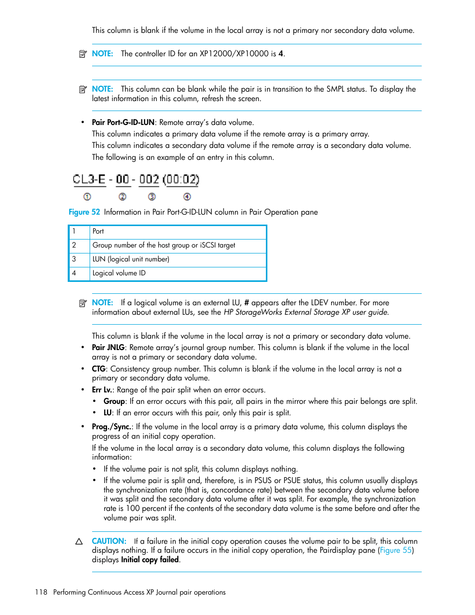 HP StorageWorks XP Remote Web Console Software User Manual | Page 118 / 200