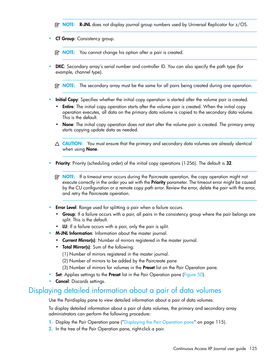 HP StorageWorks XP Remote Web Console Software User Manual | Page 125 / 200