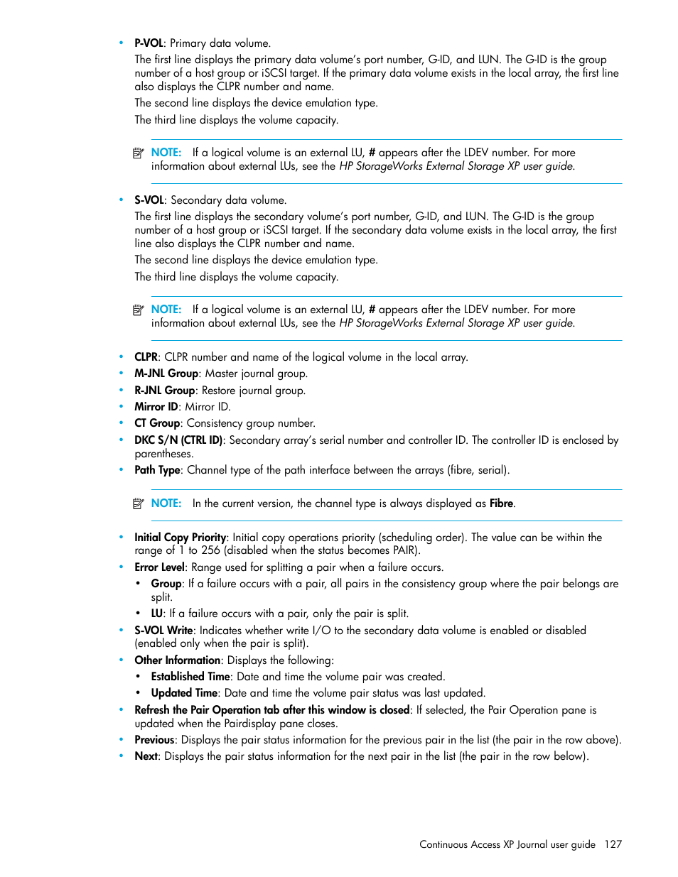 HP StorageWorks XP Remote Web Console Software User Manual | Page 127 / 200