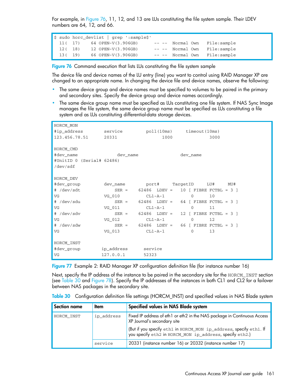 Figure 77 | HP StorageWorks XP Remote Web Console Software User Manual | Page 161 / 200