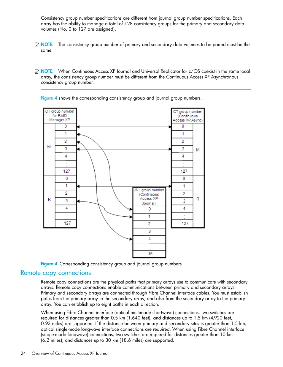 Remote copy connections | HP StorageWorks XP Remote Web Console Software User Manual | Page 24 / 200