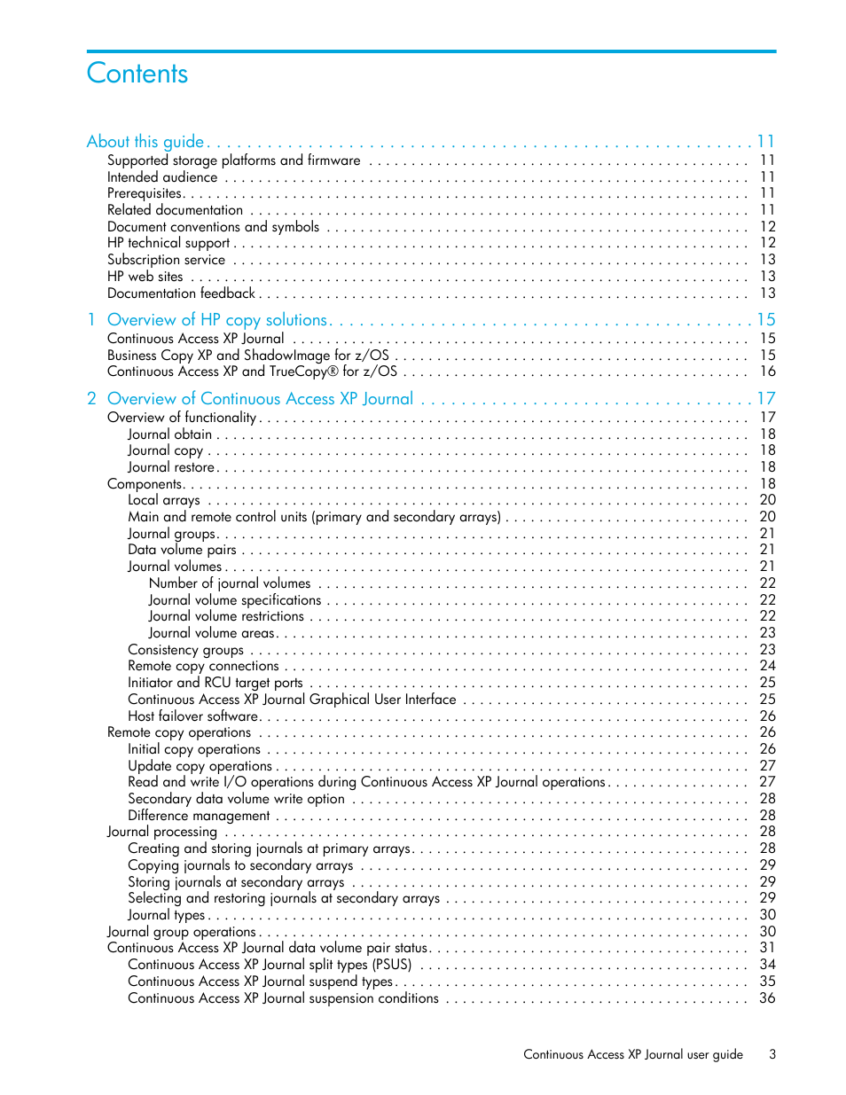 HP StorageWorks XP Remote Web Console Software User Manual | Page 3 / 200