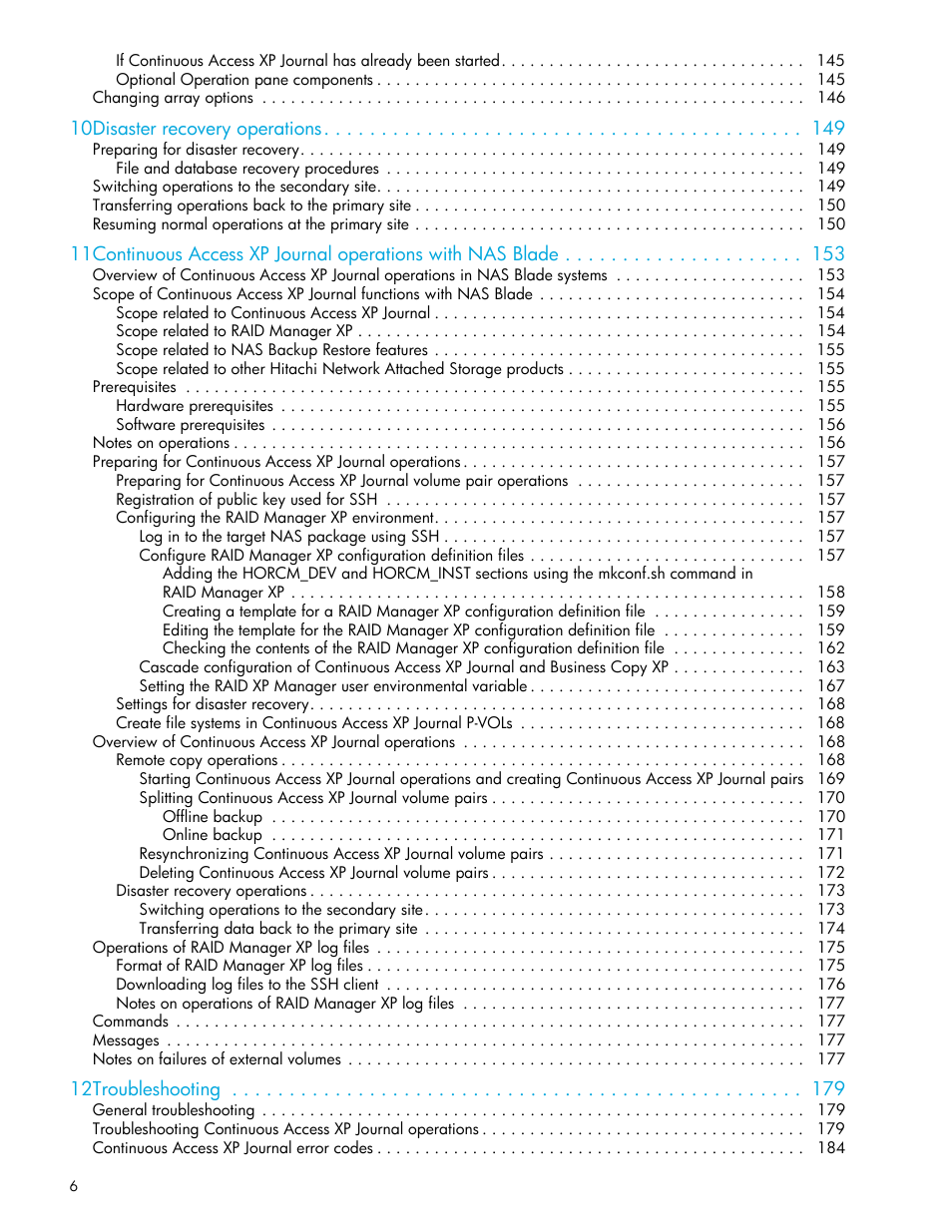 HP StorageWorks XP Remote Web Console Software User Manual | Page 6 / 200