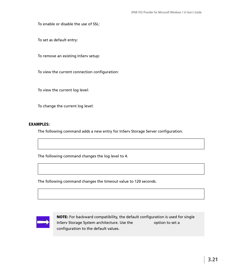 HP 3PAR VSS Provider Software User Manual | Page 37 / 56