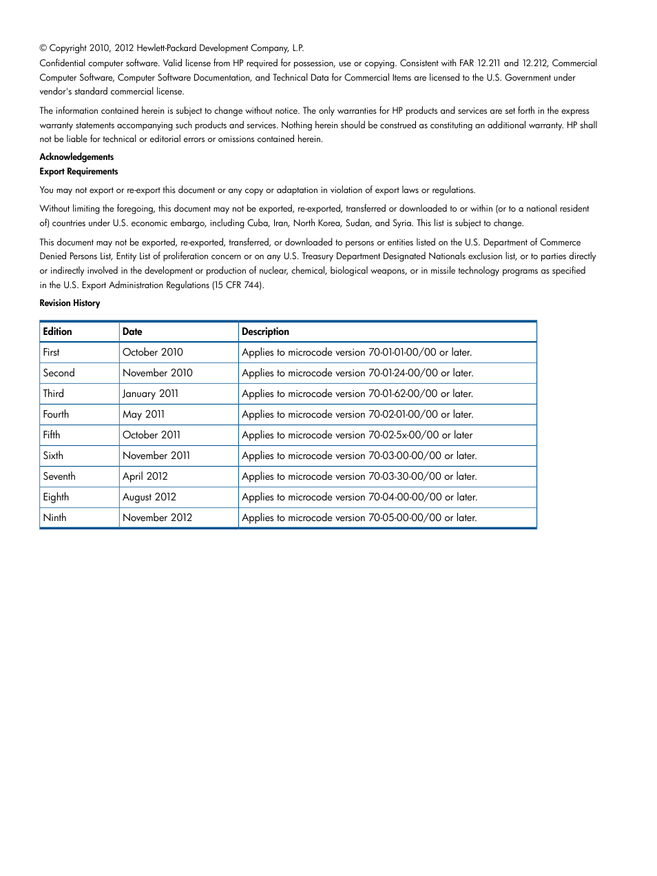 HP XP P9500 Storage User Manual | Page 2 / 34