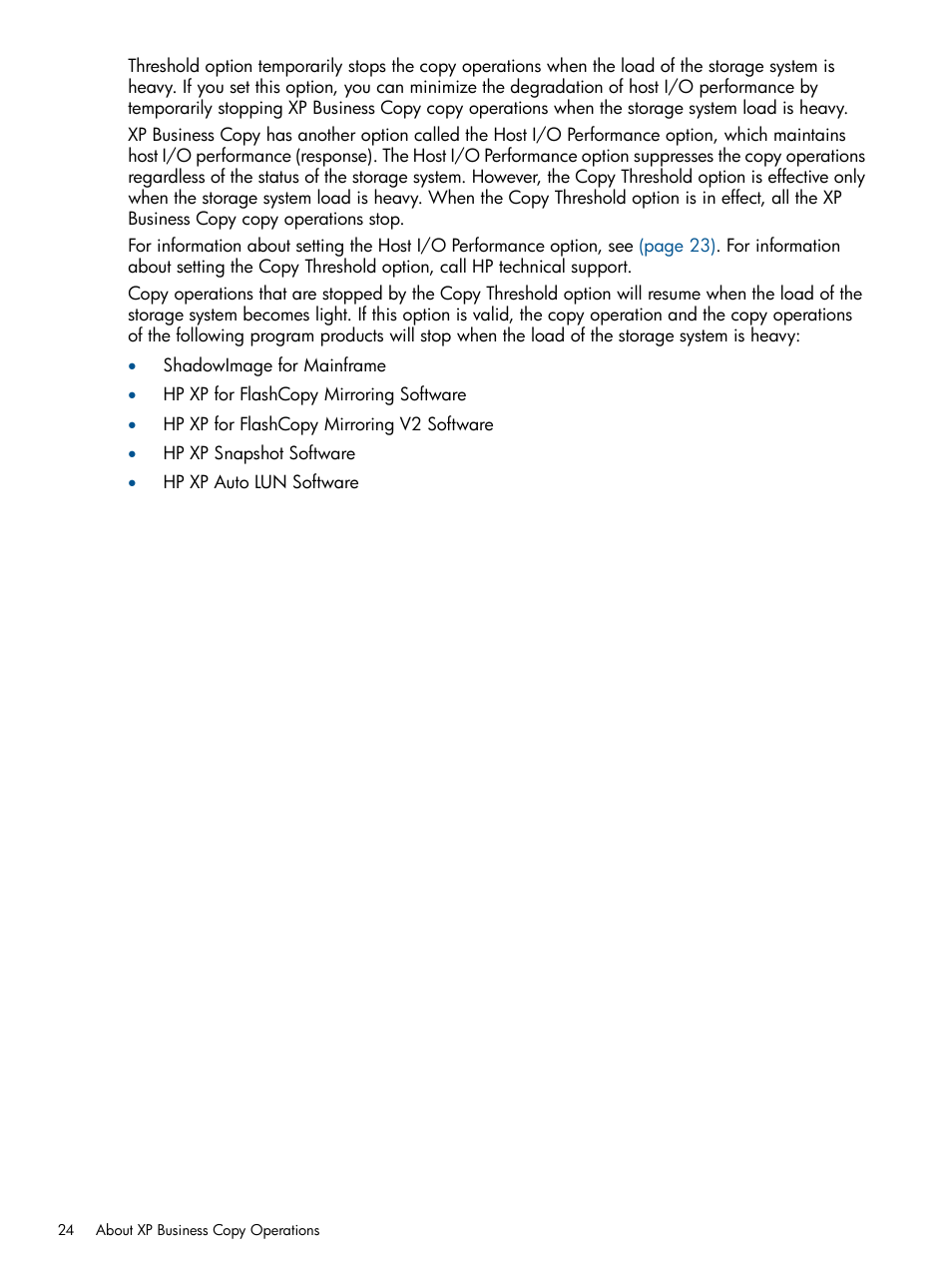 HP StorageWorks XP Remote Web Console Software User Manual | Page 24 / 109