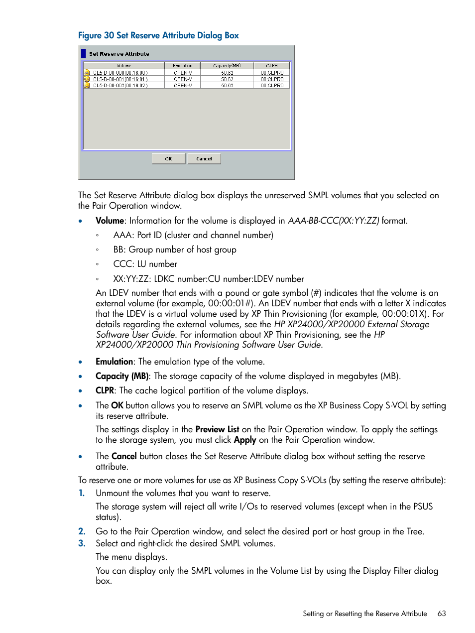 HP StorageWorks XP Remote Web Console Software User Manual | Page 63 / 109