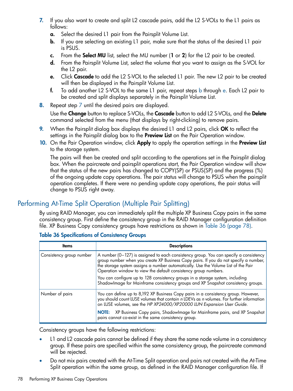 HP StorageWorks XP Remote Web Console Software User Manual | Page 78 / 109