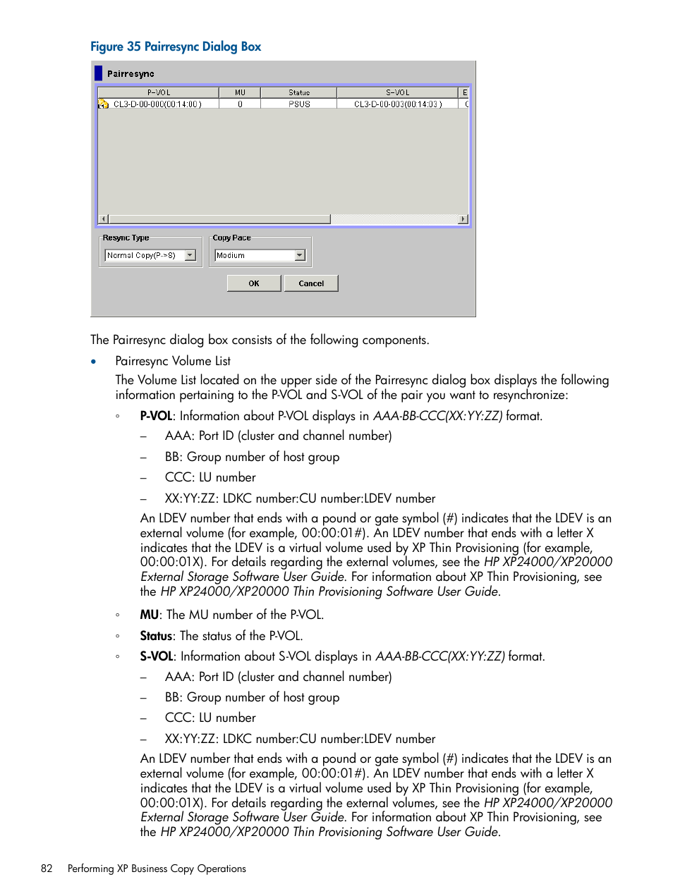 HP StorageWorks XP Remote Web Console Software User Manual | Page 82 / 109