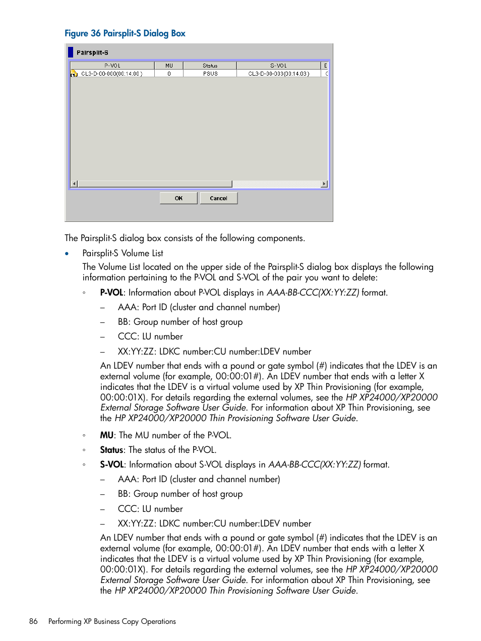 HP StorageWorks XP Remote Web Console Software User Manual | Page 86 / 109